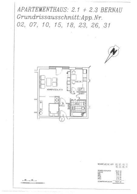 Prenájom bytu 1-izbový 50 m², Am Mahlbusen 12, Bernau, Brandenbursko Prenájom bytu 1-izbový 50 m², Am Mahlbusen 12, Bernau, Brandenbursko