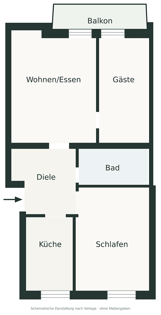 Prenájom bytu 3-izbový 60 m², München, Bavorsko Prenájom bytu 3-izbový 60 m², München, Bavorsko