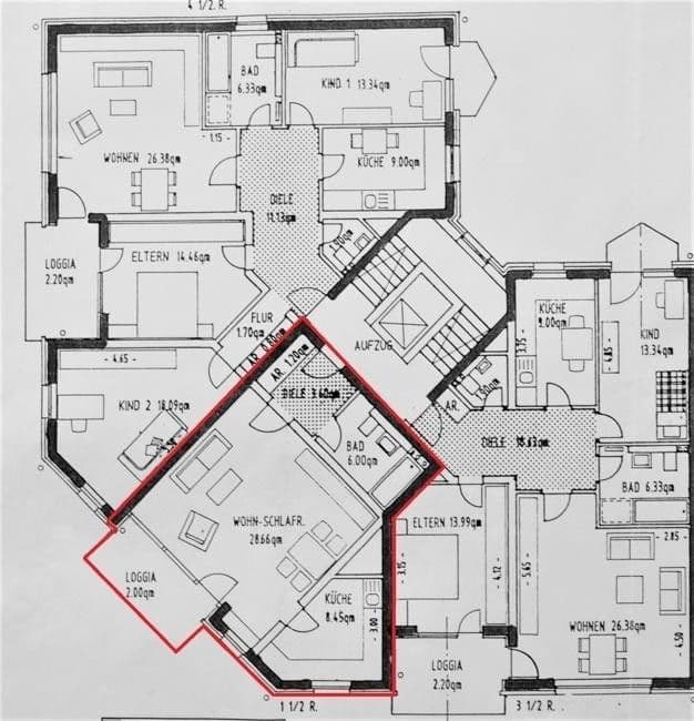 Prenájom bytu 1-izbový 49 m², Kometenplatz 51, Duisburg, Severné Porýnie - Westfálsko Prenájom bytu 1-izbový 49 m², Kometenplatz 51, Duisburg, Severné Porýnie - Westfálsko