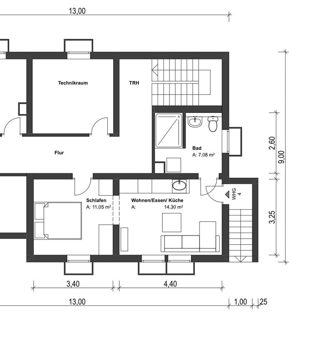 Prenájom bytu 1-izbový 35 m², Backnang, Bádensko-Wurttembersko Prenájom bytu 1-izbový 35 m², Backnang, Bádensko-Wurttembersko
