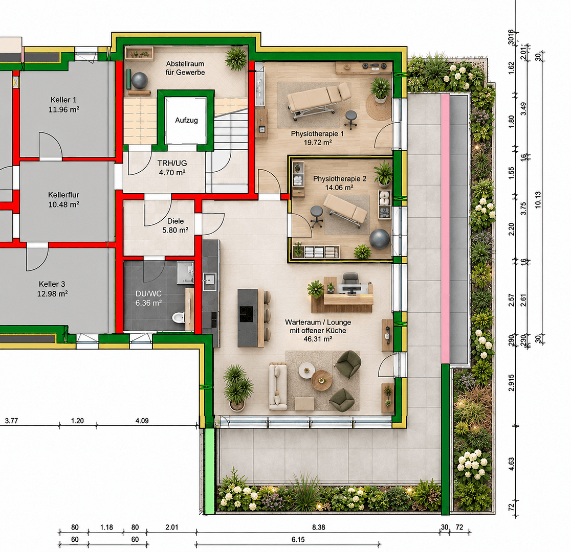 Prenájom kancelárie 98 m², Nürnberg, Bavorsko Prenájom kancelárie 98 m², Nürnberg, Bavorsko