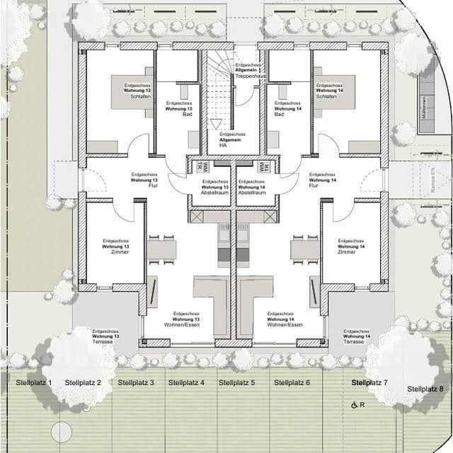 Prenájom bytu 3-izbový 81 m², In den 30 Morgen 43, Ingelheim am Rhein, Porýnie-Falcko Prenájom bytu 3-izbový 81 m², In den 30 Morgen 43, Ingelheim am Rhein, Porýnie-Falcko