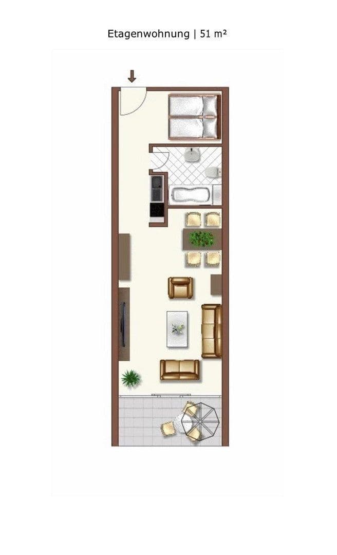 Prenájom bytu 1-izbový 51 m², Am Wald 19, Unterkirnach, Bádensko-Wurttembersko Prenájom bytu 1-izbový 51 m², Am Wald 19, Unterkirnach, Bádensko-Wurttembersko