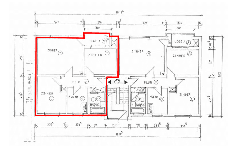Prenájom bytu 3-izbový 65 m², Leipzigerstr 5, Herborn, Hesensko Prenájom bytu 3-izbový 65 m², Leipzigerstr 5, Herborn, Hesensko