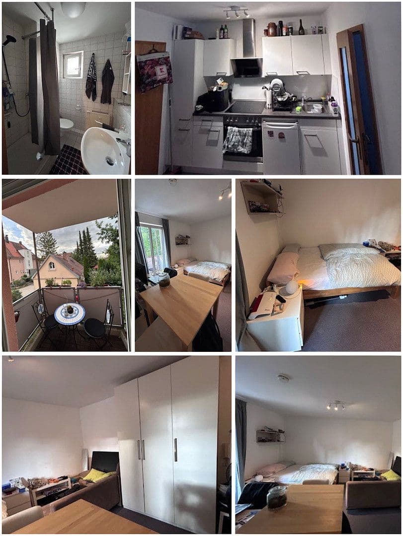 Prenájom bytu 1-izbový 26 m², Erlangen, Bavorsko Prenájom bytu 1-izbový 26 m², Erlangen, Bavorsko