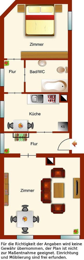 Predaj bytu 2-izbový 60 m², Fürth, Bavorsko Predaj bytu 2-izbový 60 m², Fürth, Bavorsko