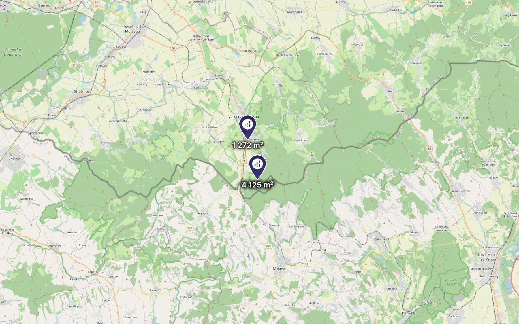 Predaj pozemku 6.942 m², Javorník, Jihomoravský kraj Predaj pozemku 6.942 m², Javorník, Jihomoravský kraj