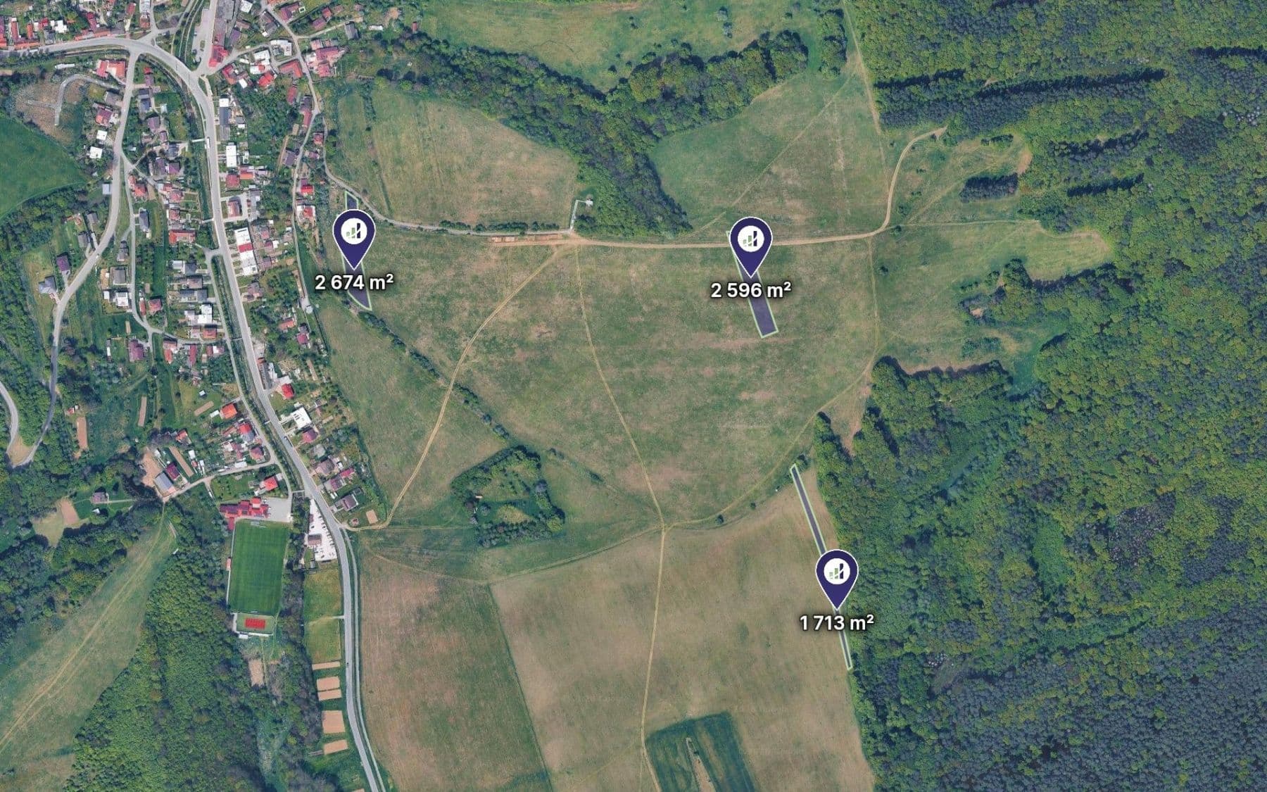 Predaj pozemku 10.348 m², Hřivínův Újezd, Zlínský kraj Predaj pozemku 10.348 m², Hřivínův Újezd, Zlínský kraj