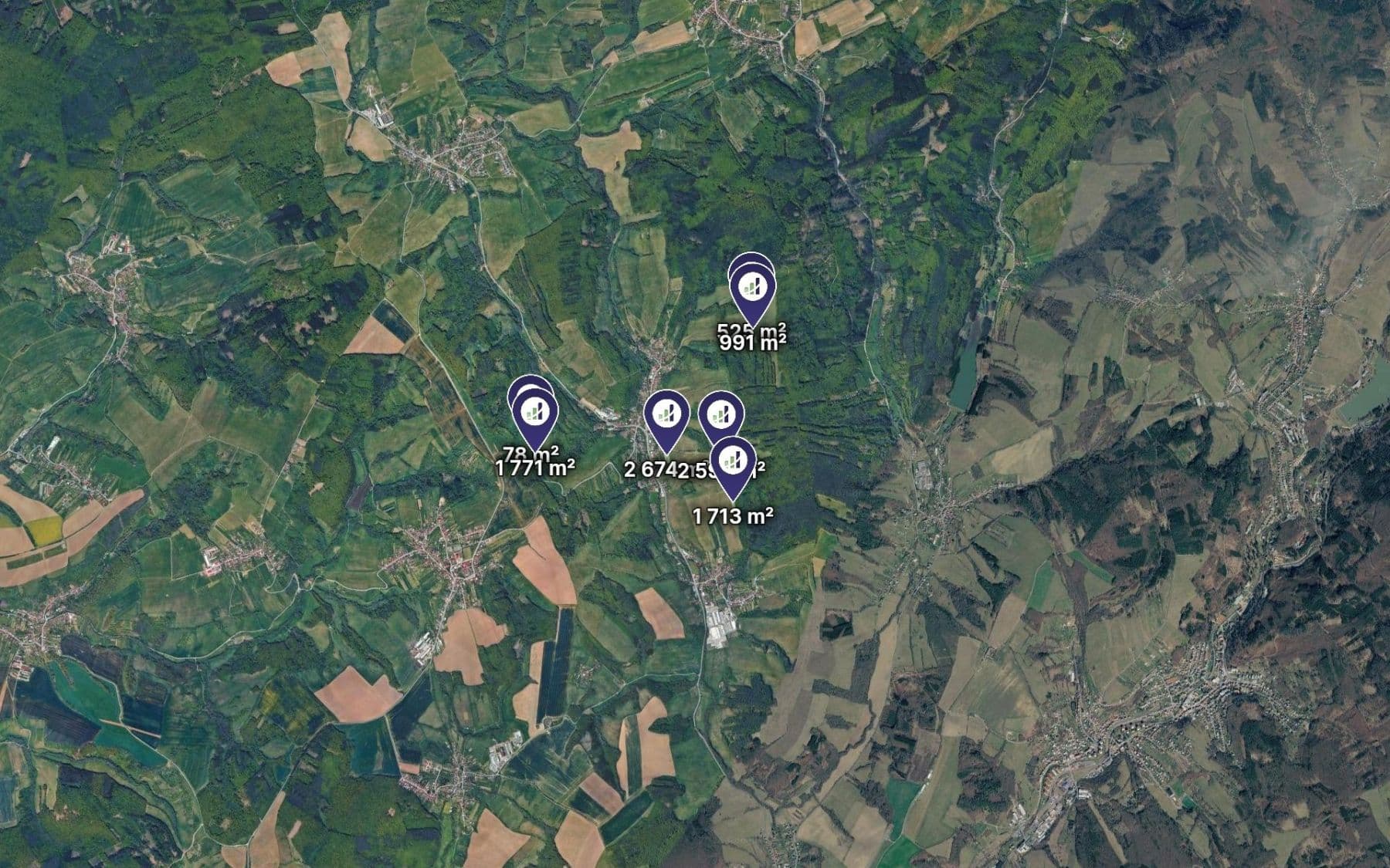 Predaj pozemku 10.348 m², Hřivínův Újezd, Zlínský kraj Predaj pozemku 10.348 m², Hřivínův Újezd, Zlínský kraj