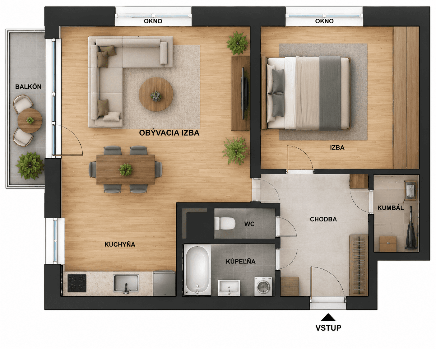 Prenájom bytu 2-izbový 55 m², Jana Masaryka, Vlašim, Středočeský kraj Prenájom bytu 2-izbový 55 m², Jana Masaryka, Vlašim, Středočeský kraj