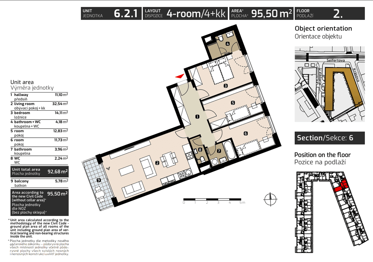 Predaj bytu 4-izbový 95 m², Krásova, Praha, Praha Predaj bytu 4-izbový 95 m², Krásova, Praha, Praha