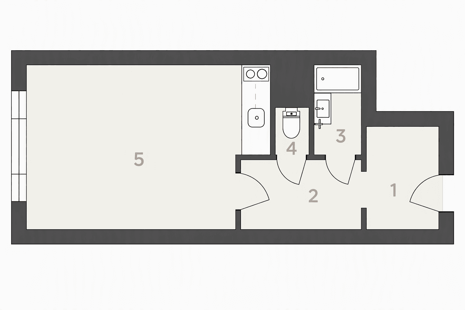 Prenájom bytu 1-izbový 27 m², Bítovská, Praha, Praha Prenájom bytu 1-izbový 27 m², Bítovská, Praha, Praha
