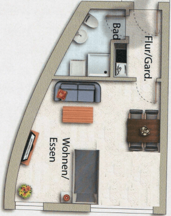 Predaj bytu 1-izbový 34 m², Gartenstraße 84, Ravensburg, Bádensko-Wurttembersko Predaj bytu 1-izbový 34 m², Gartenstraße 84, Ravensburg, Bádensko-Wurttembersko