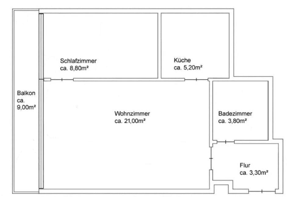 Predaj bytu 2-izbový 47 m², Am Ihmeufer 5, Hannover, Dolné Sasko Predaj bytu 2-izbový 47 m², Am Ihmeufer 5, Hannover, Dolné Sasko
