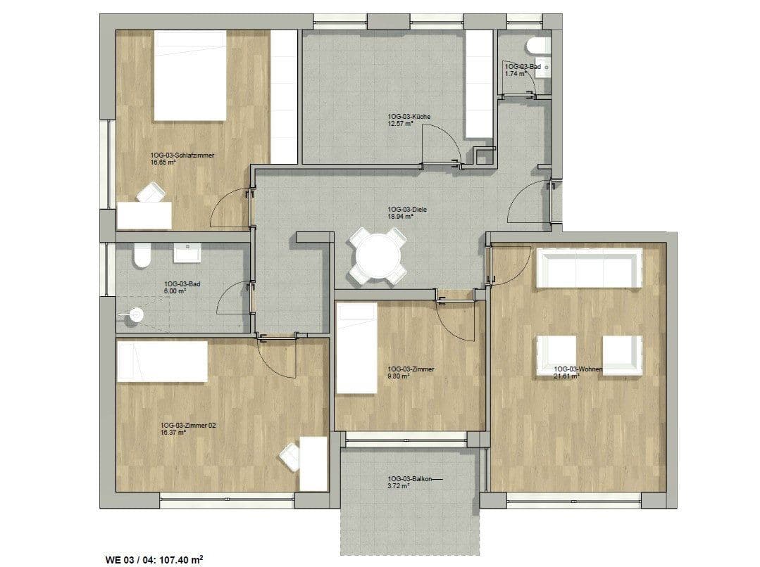 Predaj bytu 4-izbový 108 m², Freising, Bavorsko Predaj bytu 4-izbový 108 m², Freising, Bavorsko