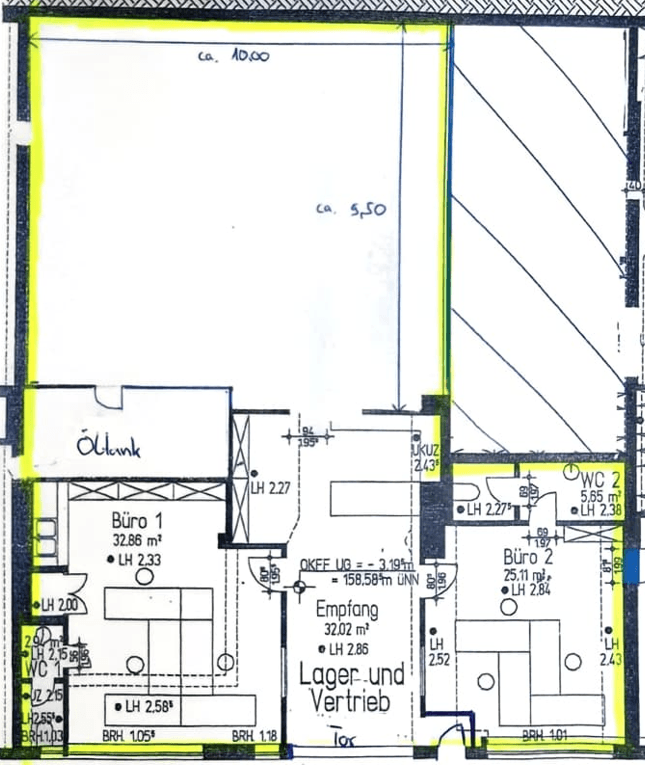 Prenájom nebytového priestoru 192 m², Heiligenhaus, Severné Porýnie - Westfálsko Prenájom nebytového priestoru 192 m², Heiligenhaus, Severné Porýnie - Westfálsko