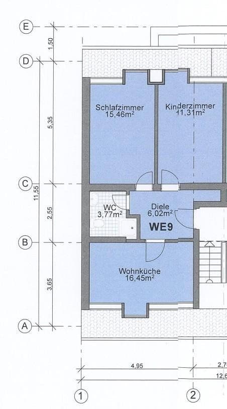 Prenájom bytu 2-izbový 53 m², Wuppertal, Severné Porýnie - Westfálsko Prenájom bytu 2-izbový 53 m², Wuppertal, Severné Porýnie - Westfálsko