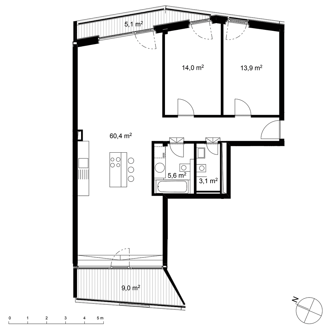 Prenájom bytu 3-izbový 104 m², Pettenkoferstr 13, Berlin, Berlín Prenájom bytu 3-izbový 104 m², Pettenkoferstr 13, Berlin, Berlín
