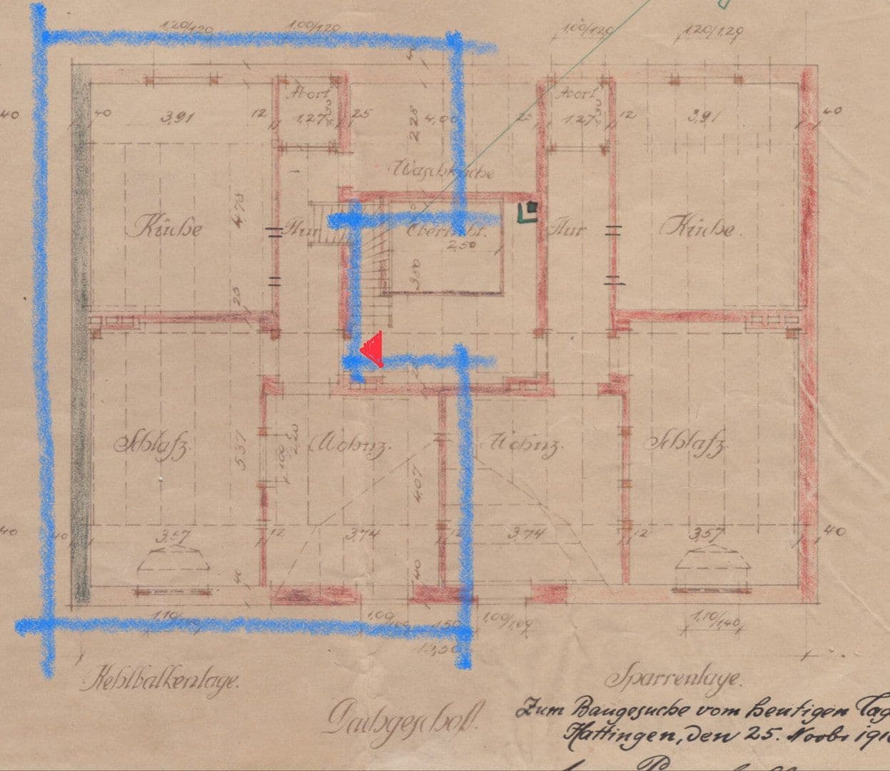 Prenájom bytu 2-izbový 63 m², Hüttenstr. 7, Hattingen, Severné Porýnie - Westfálsko Prenájom bytu 2-izbový 63 m², Hüttenstr. 7, Hattingen, Severné Porýnie - Westfálsko