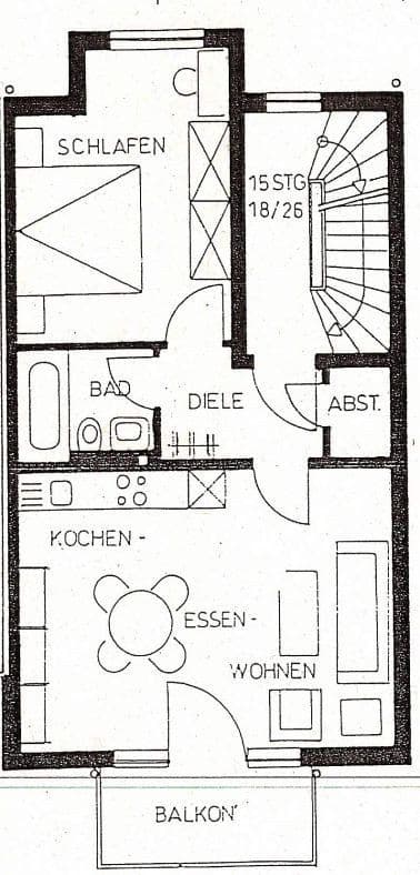 Prenájom bytu 2-izbový 55 m², Luisenstrasse 34, Siegburg, Severné Porýnie - Westfálsko Prenájom bytu 2-izbový 55 m², Luisenstrasse 34, Siegburg, Severné Porýnie - Westfálsko