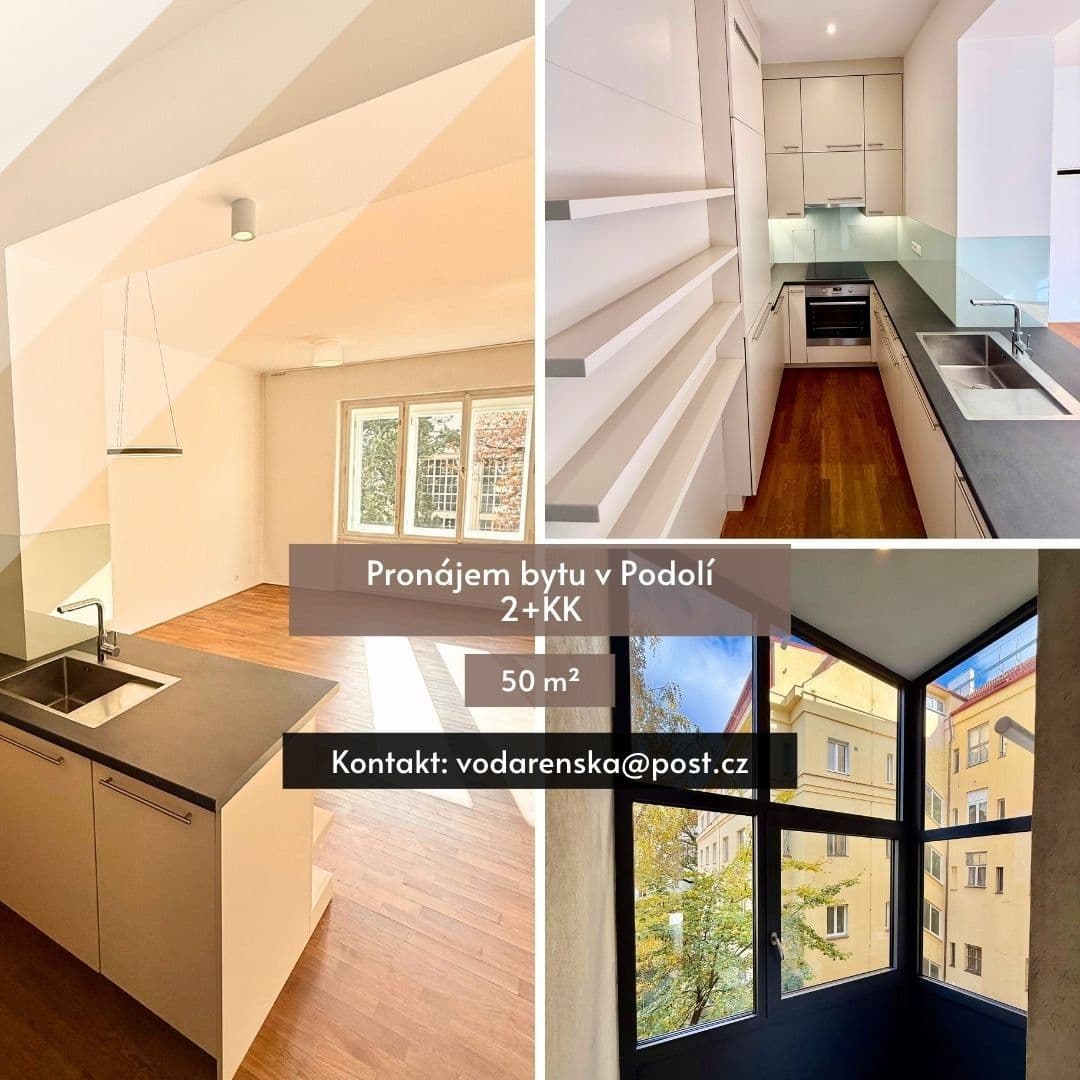 Prenájom bytu 2-izbový 50 m², Vodárenská, Praha, Praha Prenájom bytu 2-izbový 50 m², Vodárenská, Praha, Praha