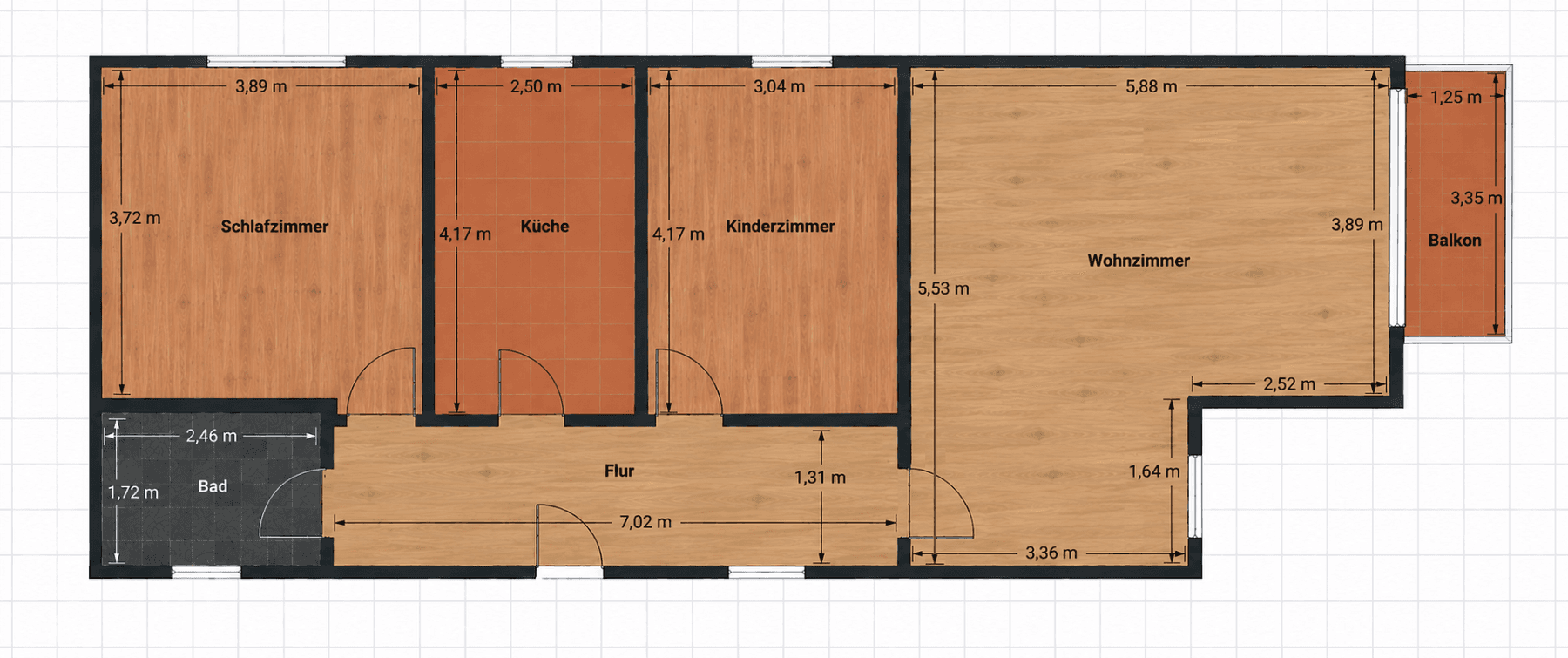 Predaj bytu 3-izbový 77 m², Bad Kreuznach, Porýnie-Falcko Predaj bytu 3-izbový 77 m², Bad Kreuznach, Porýnie-Falcko