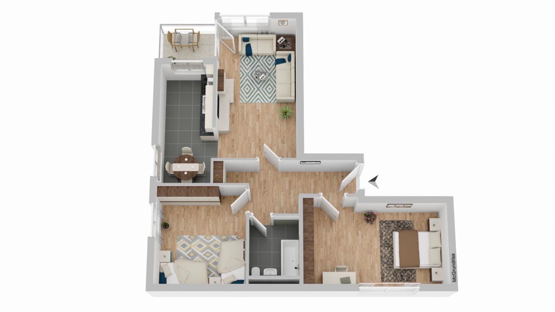 Predaj bytu 3-izbový 80 m², Straubing, Bavorsko Predaj bytu 3-izbový 80 m², Straubing, Bavorsko