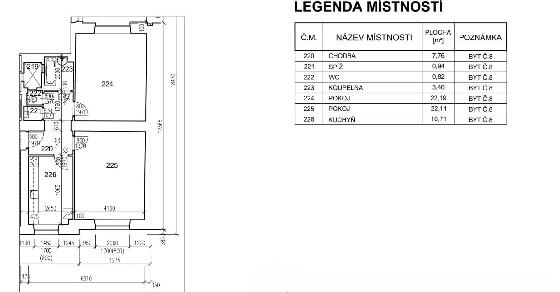 Prenájom bytu 2-izbový 68 m², Stojanova, Brno, Jihomoravský kraj Prenájom bytu 2-izbový 68 m², Stojanova, Brno, Jihomoravský kraj