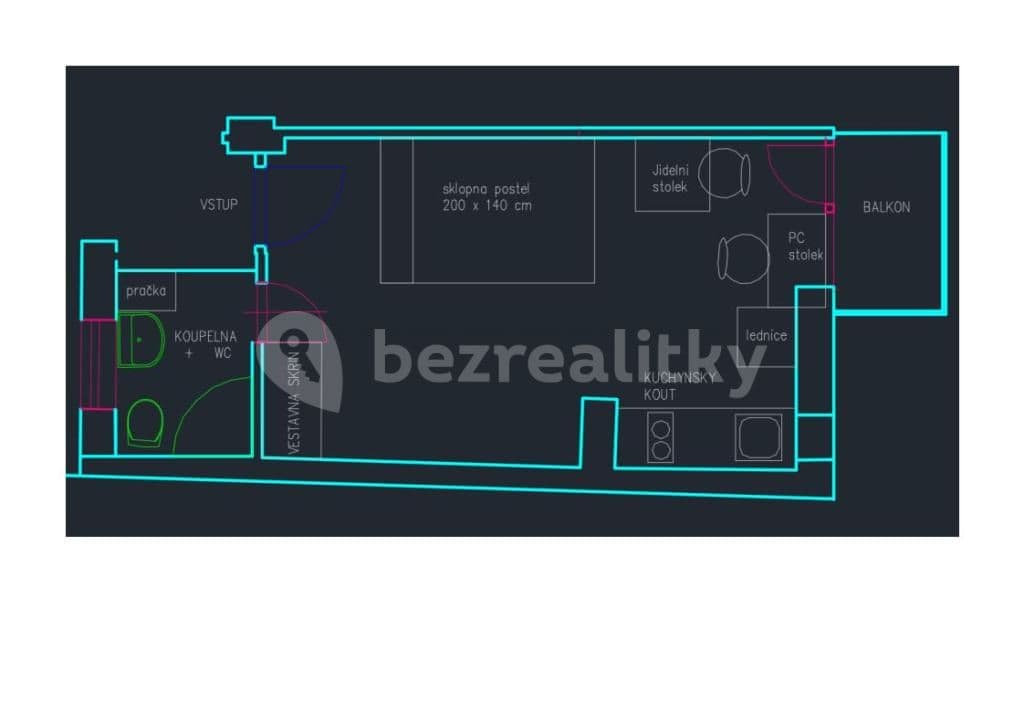 Prenájom bytu Garsoniéra 24 m², Viniční, Brno, Jihomoravský kraj Prenájom bytu Garsoniéra 24 m², Viniční, Brno, Jihomoravský kraj
