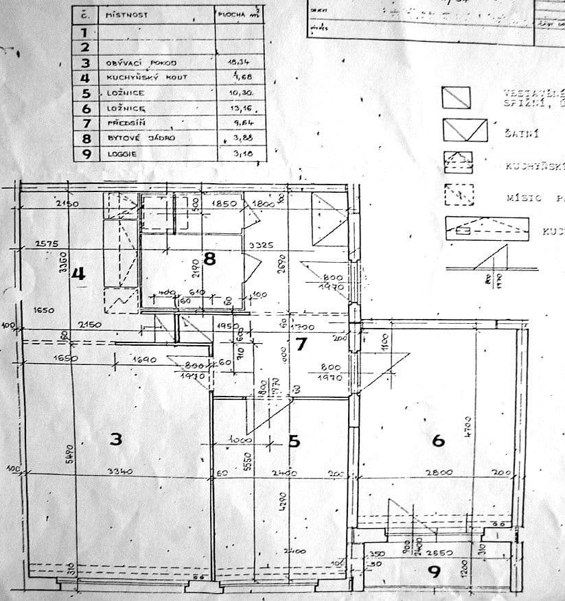 Prenájom bytu 3-izbový 72 m², Makovského, Praha, Praha Prenájom bytu 3-izbový 72 m², Makovského, Praha, Praha