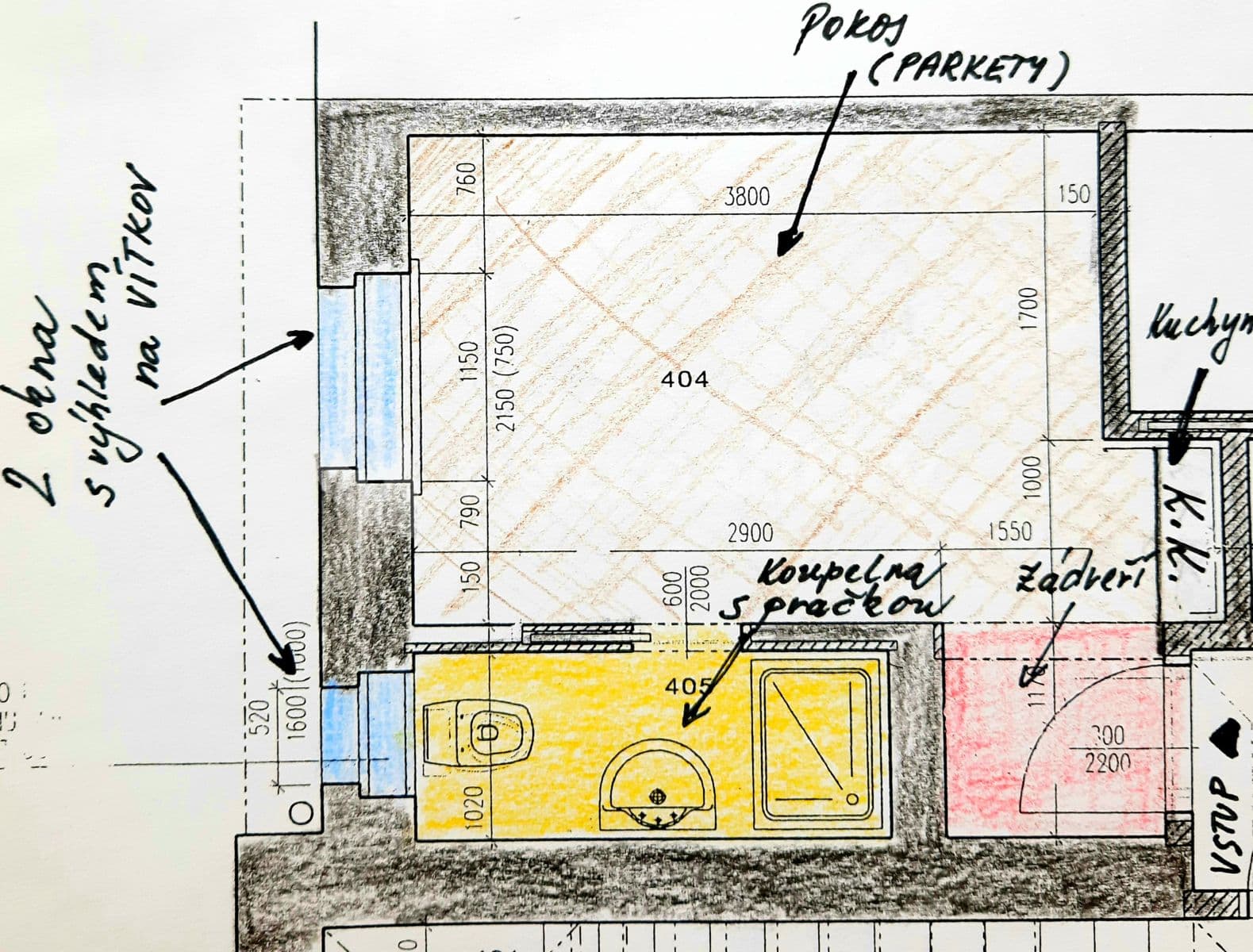 Prenájom bytu 1-izbový 18 m², Vlkova, Praha, Praha Prenájom bytu 1-izbový 18 m², Vlkova, Praha, Praha