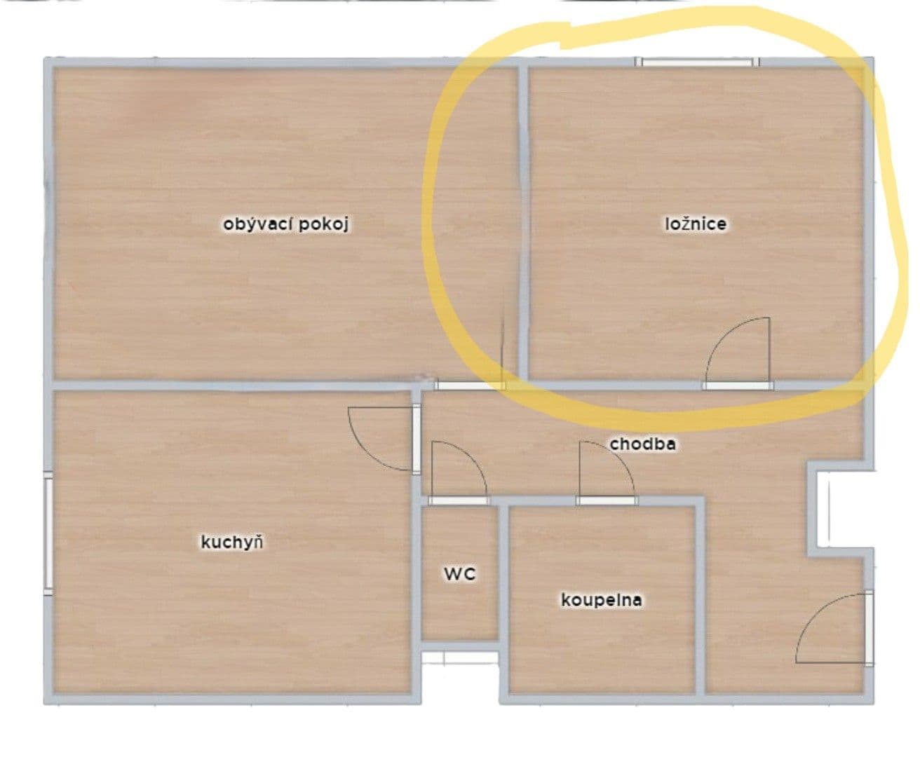 Prenájom bytu 2-izbový 65 m², Krčská, Praha, Praha Prenájom bytu 2-izbový 65 m², Krčská, Praha, Praha