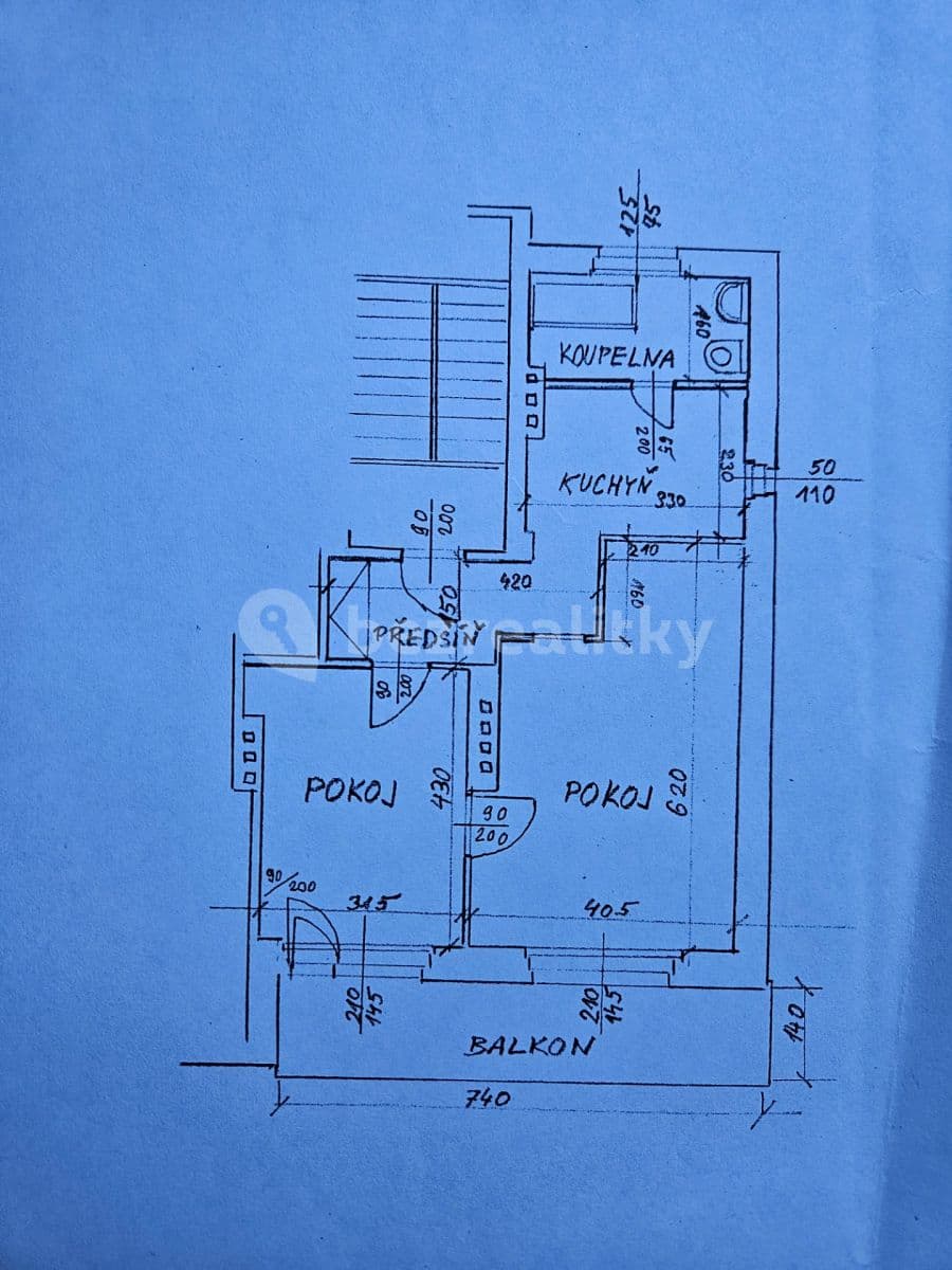 Prenájom bytu 2-izbový 55 m², Nový lesík, Praha, Praha Prenájom bytu 2-izbový 55 m², Nový lesík, Praha, Praha