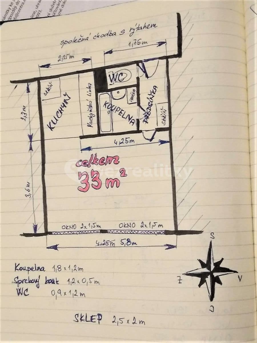 Prenájom bytu Garsoniéra 36 m², V hůrkách, Praha, Praha Prenájom bytu Garsoniéra 36 m², V hůrkách, Praha, Praha
