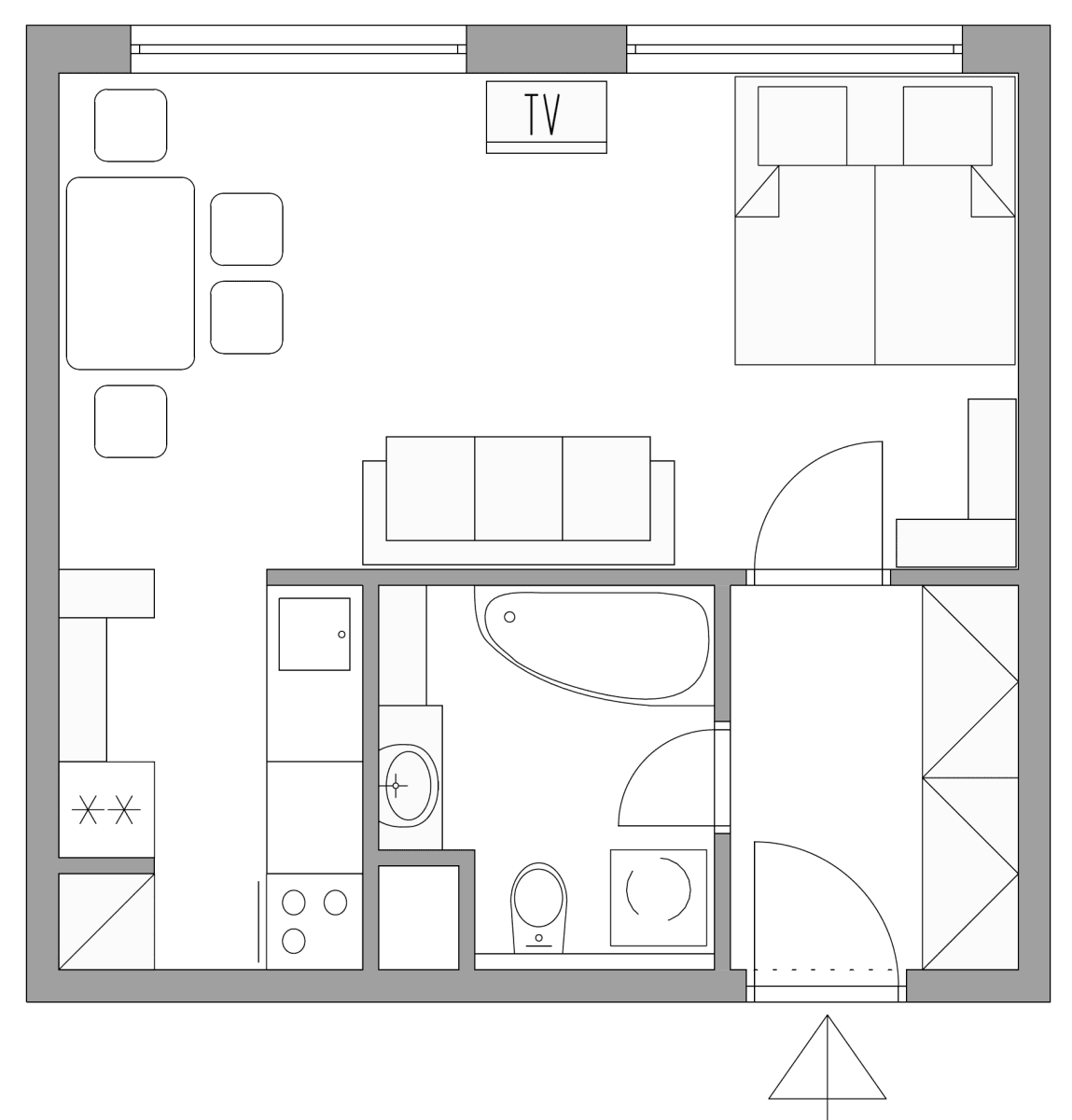Prenájom bytu 1-izbový 34 m², Podvinný mlýn, Praha, Praha Prenájom bytu 1-izbový 34 m², Podvinný mlýn, Praha, Praha