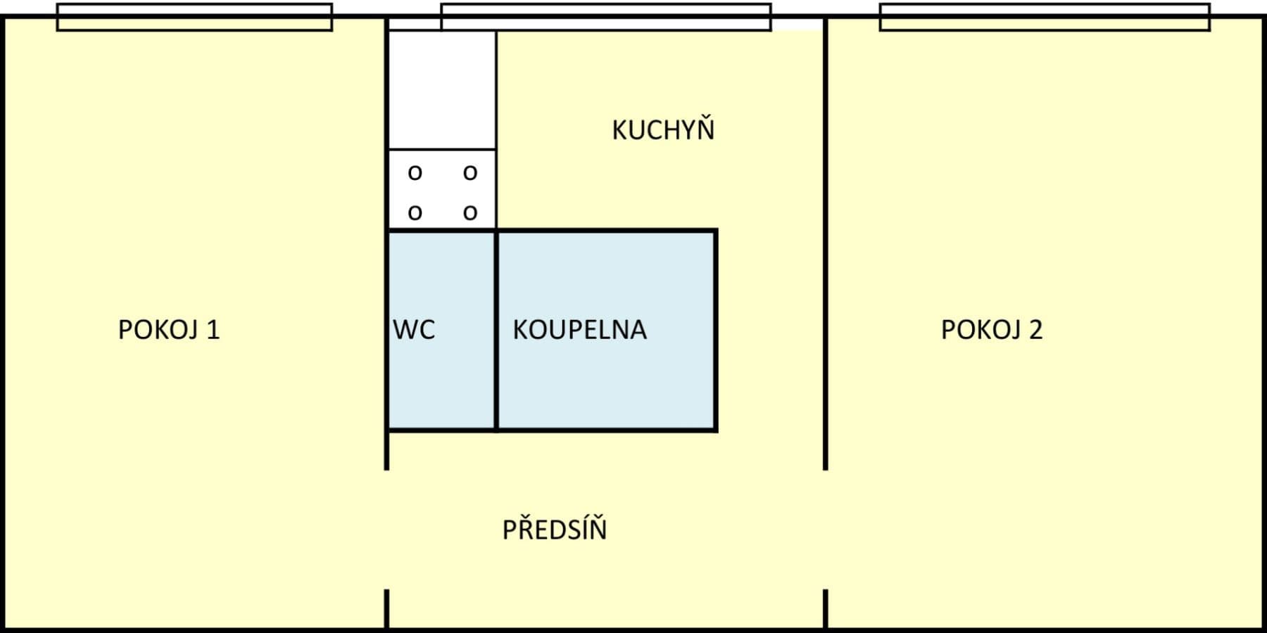 Prenájom bytu 2-izbový 54 m², Cihlářská, Chomutov, Ústecký kraj Prenájom bytu 2-izbový 54 m², Cihlářská, Chomutov, Ústecký kraj