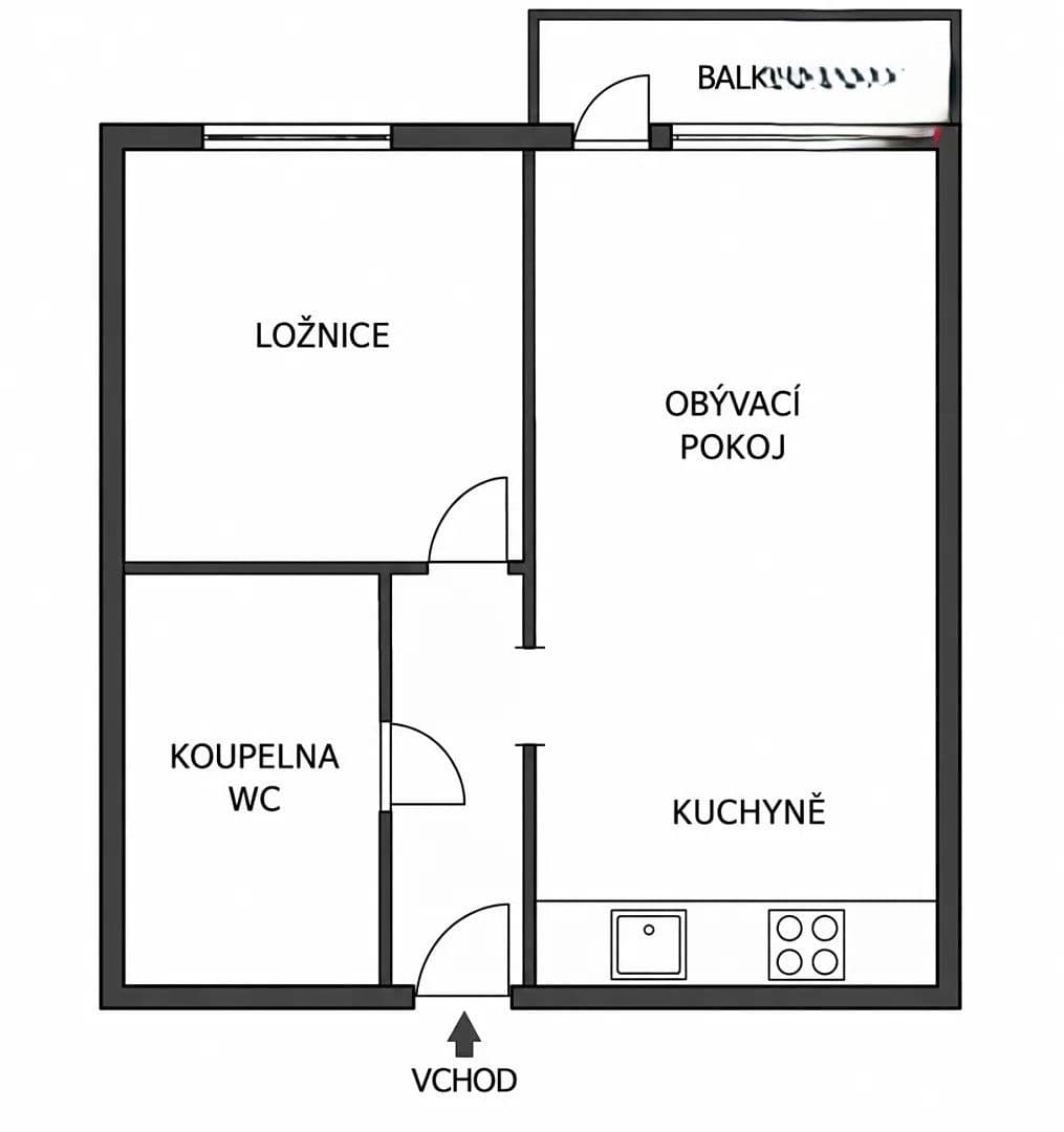 Prenájom bytu 2-izbový 46 m², Jeremiášova, Praha, Praha Prenájom bytu 2-izbový 46 m², Jeremiášova, Praha, Praha