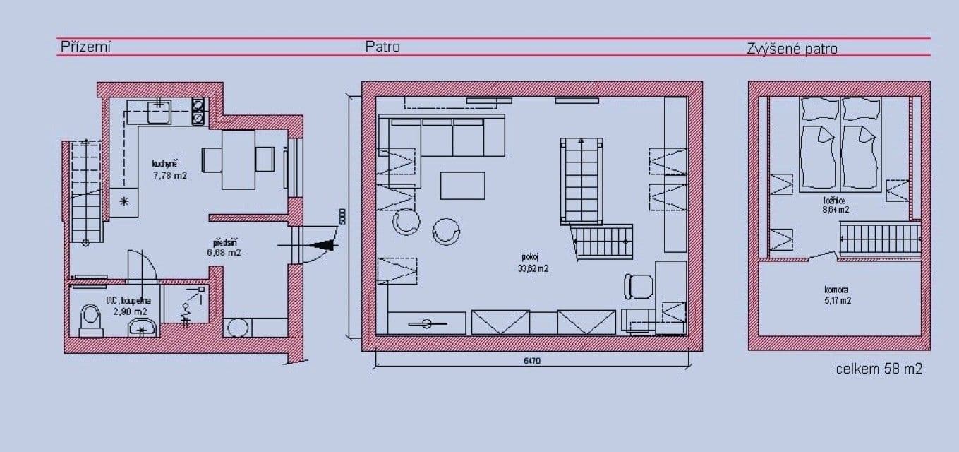 Prenájom bytu 1-izbový 58 m², K Vodojemu, Praha, Praha Prenájom bytu 1-izbový 58 m², K Vodojemu, Praha, Praha