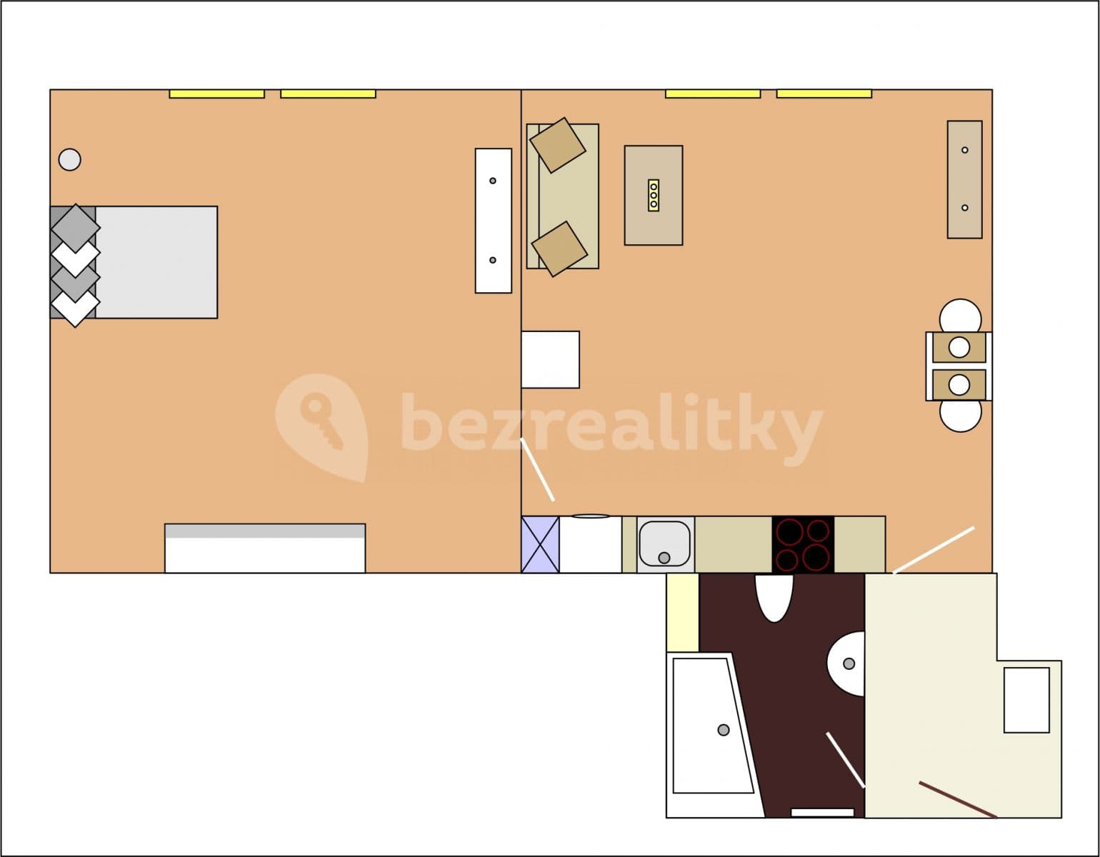 Prenájom bytu 2-izbový 60 m², Plzeň, Plzeňský kraj Prenájom bytu 2-izbový 60 m², Plzeň, Plzeňský kraj