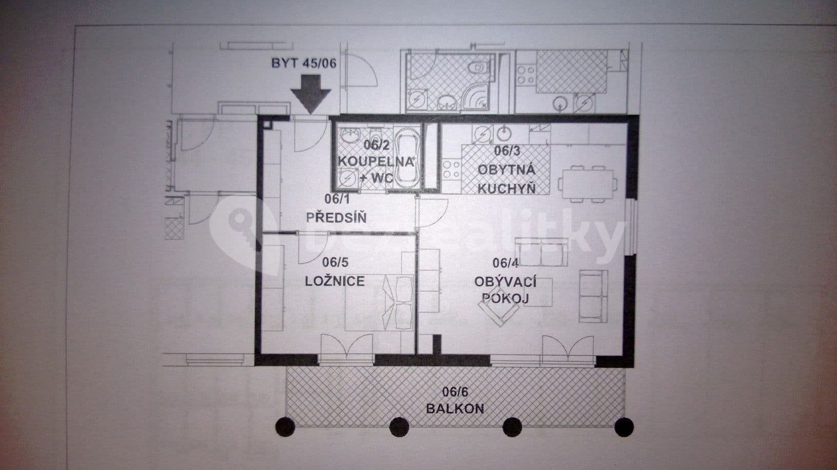 Prenájom bytu 2-izbový 64 m², Paťanka, Praha, Praha Prenájom bytu 2-izbový 64 m², Paťanka, Praha, Praha