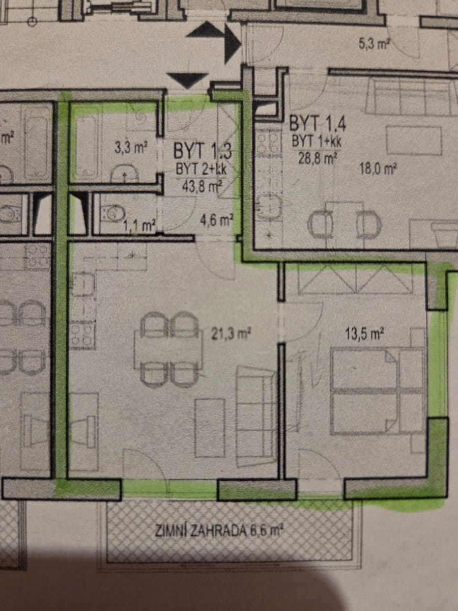 Prenájom bytu 2-izbový 53 m², Přírodní, Brno, Jihomoravský kraj Prenájom bytu 2-izbový 53 m², Přírodní, Brno, Jihomoravský kraj
