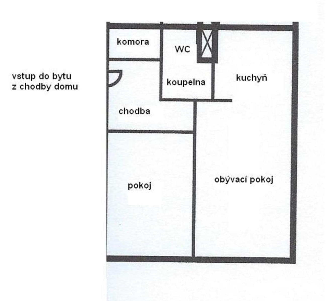 Prenájom bytu 2-izbový 43 m², Pohnertova, Praha, Praha Prenájom bytu 2-izbový 43 m², Pohnertova, Praha, Praha