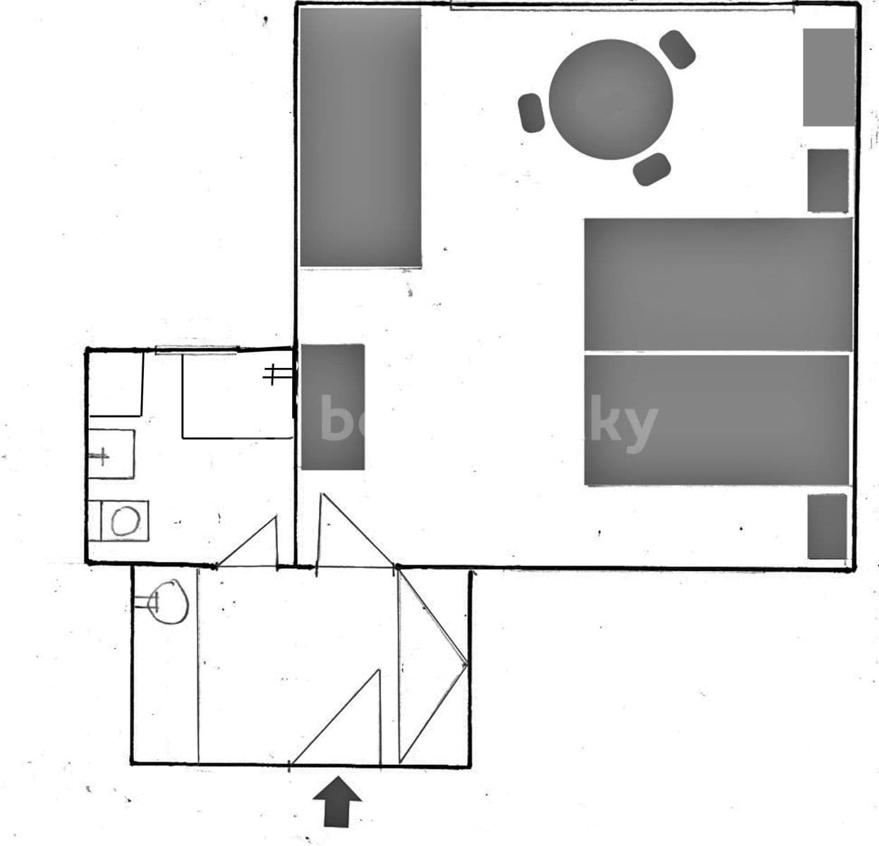 Prenájom bytu 1-izbový 29 m², Bartolomějská, Praha, Praha Prenájom bytu 1-izbový 29 m², Bartolomějská, Praha, Praha