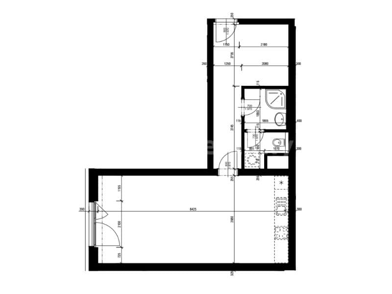 Prenájom bytu 1-izbový 57 m², Olšanská, Praha, Praha Prenájom bytu 1-izbový 57 m², Olšanská, Praha, Praha
