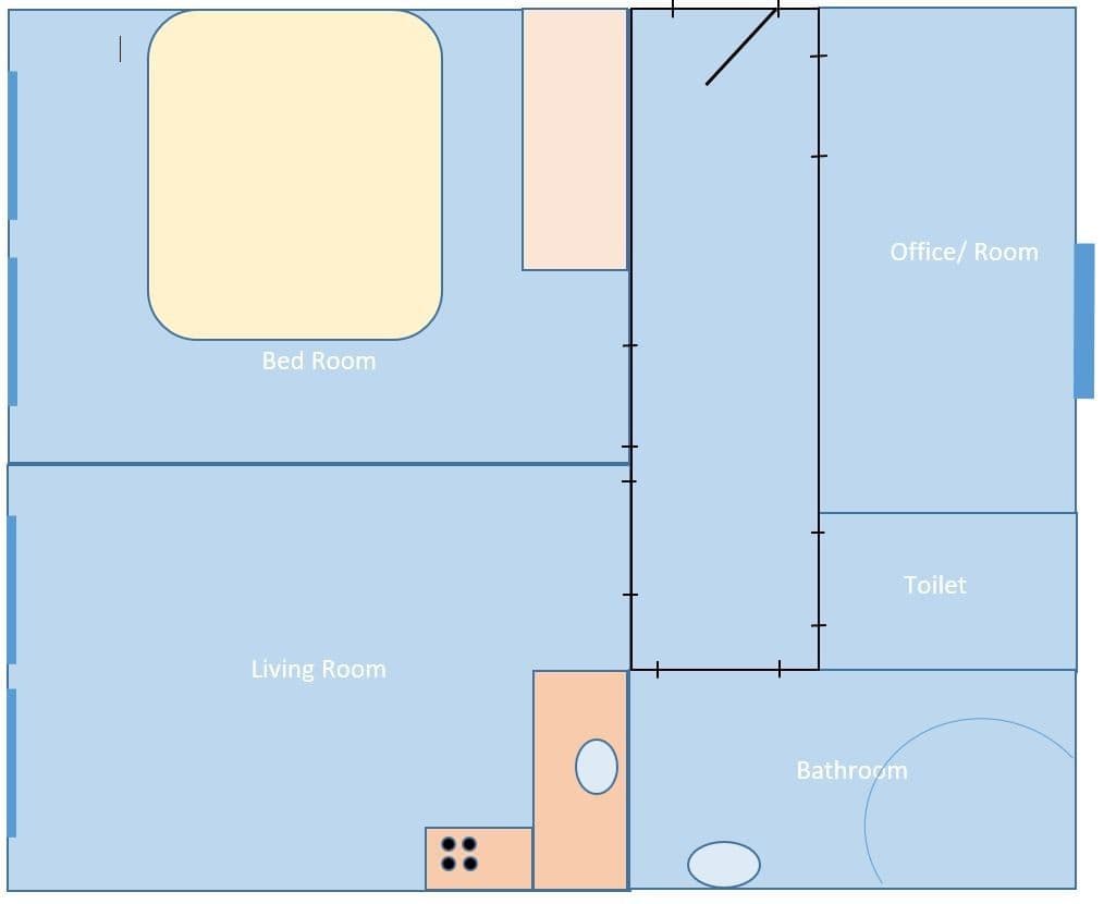 Prenájom bytu 2-izbový 54 m², Argentinská, Praha, Praha Prenájom bytu 2-izbový 54 m², Argentinská, Praha, Praha