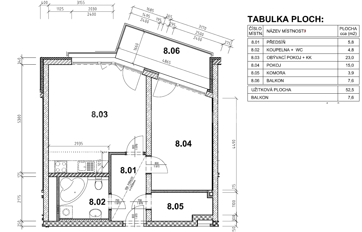 Prenájom bytu 2-izbový 60 m², Nad Dalejským údolím, Praha, Praha Prenájom bytu 2-izbový 60 m², Nad Dalejským údolím, Praha, Praha