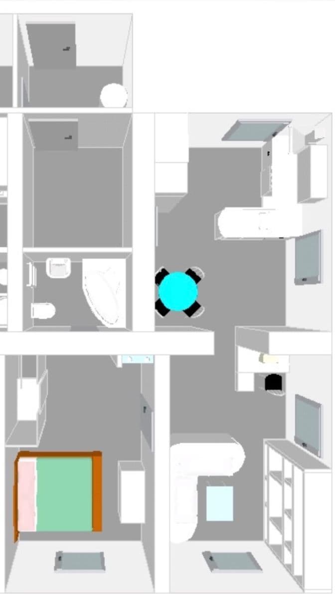 Prenájom bytu 2-izbový 50 m², Tomická, Praha, Praha Prenájom bytu 2-izbový 50 m², Tomická, Praha, Praha