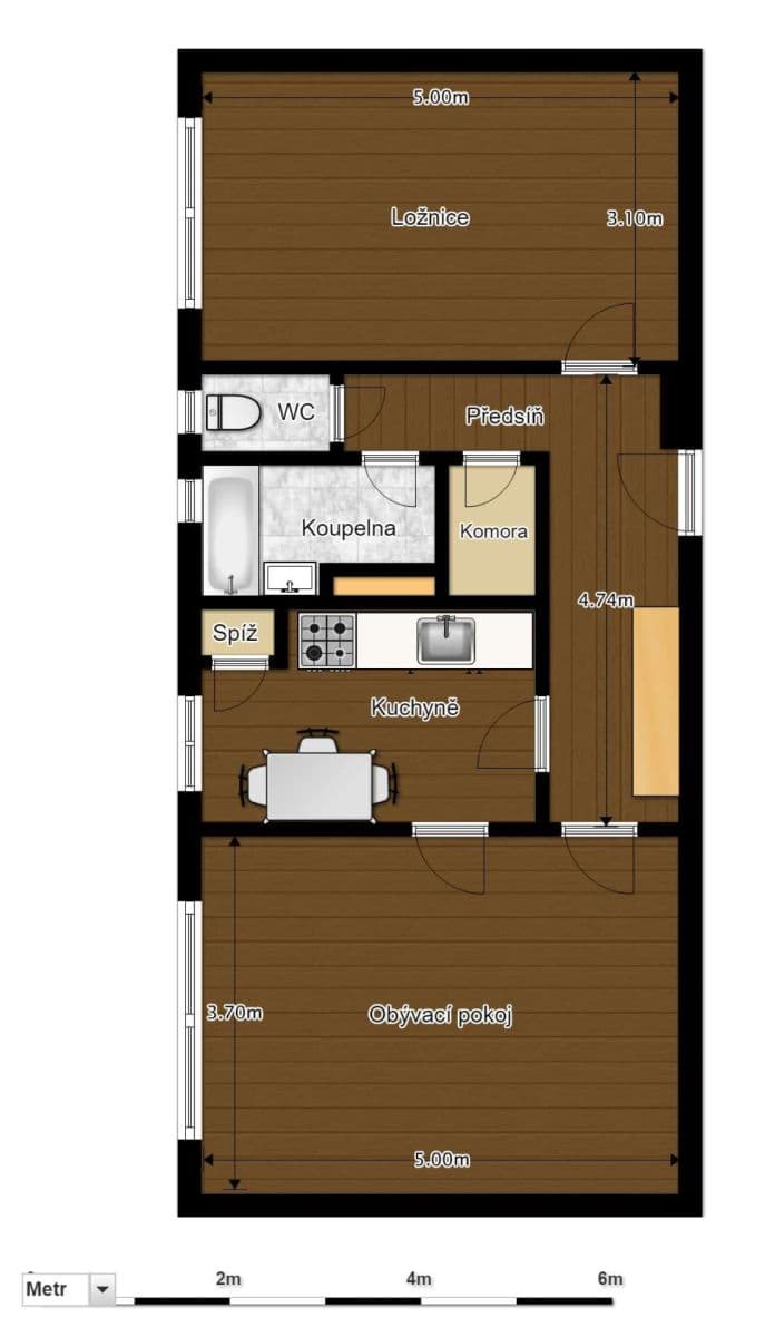 Prenájom bytu 2-izbový 72 m², Klenčí pod Čerchovem, Plzeňský kraj Prenájom bytu 2-izbový 72 m², Klenčí pod Čerchovem, Plzeňský kraj