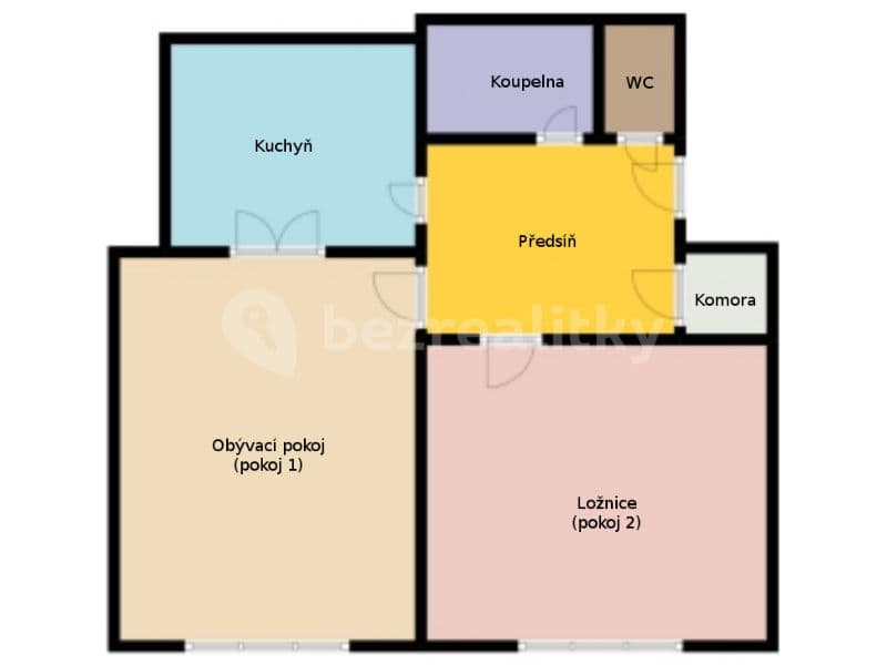 Prenájom bytu 2-izbový 54 m², Bělohorská, Praha, Praha Prenájom bytu 2-izbový 54 m², Bělohorská, Praha, Praha