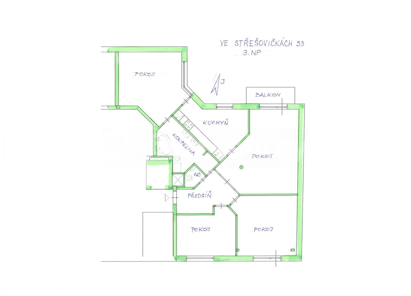 Prenájom bytu 4-izbový 124 m², Ve Střešovičkách, Praha, Praha Prenájom bytu 4-izbový 124 m², Ve Střešovičkách, Praha, Praha
